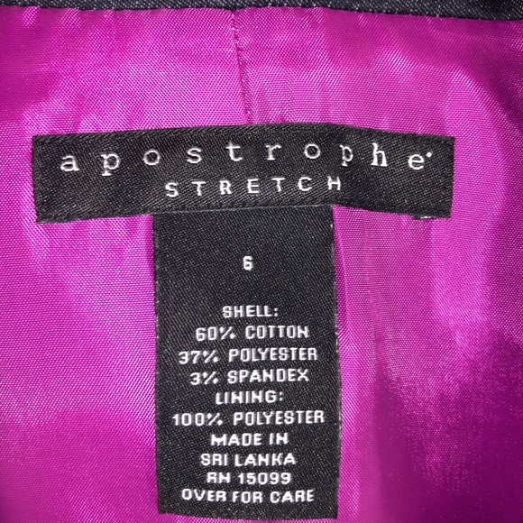 Apostrophe Denim Look Blazer - Picture 3 of 3